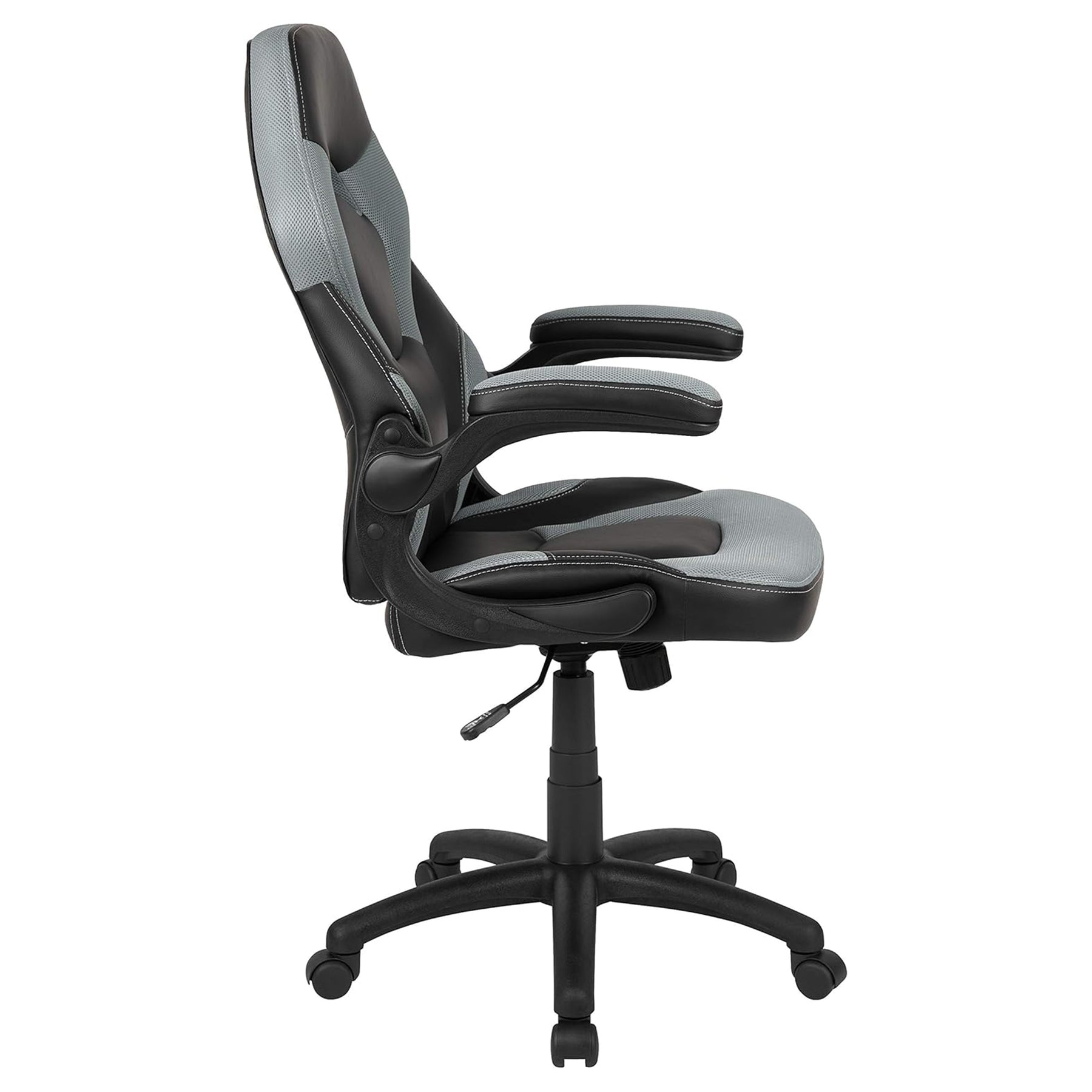 X10 Black & Grey Faux Leather Racer Style Gaming Office Chair