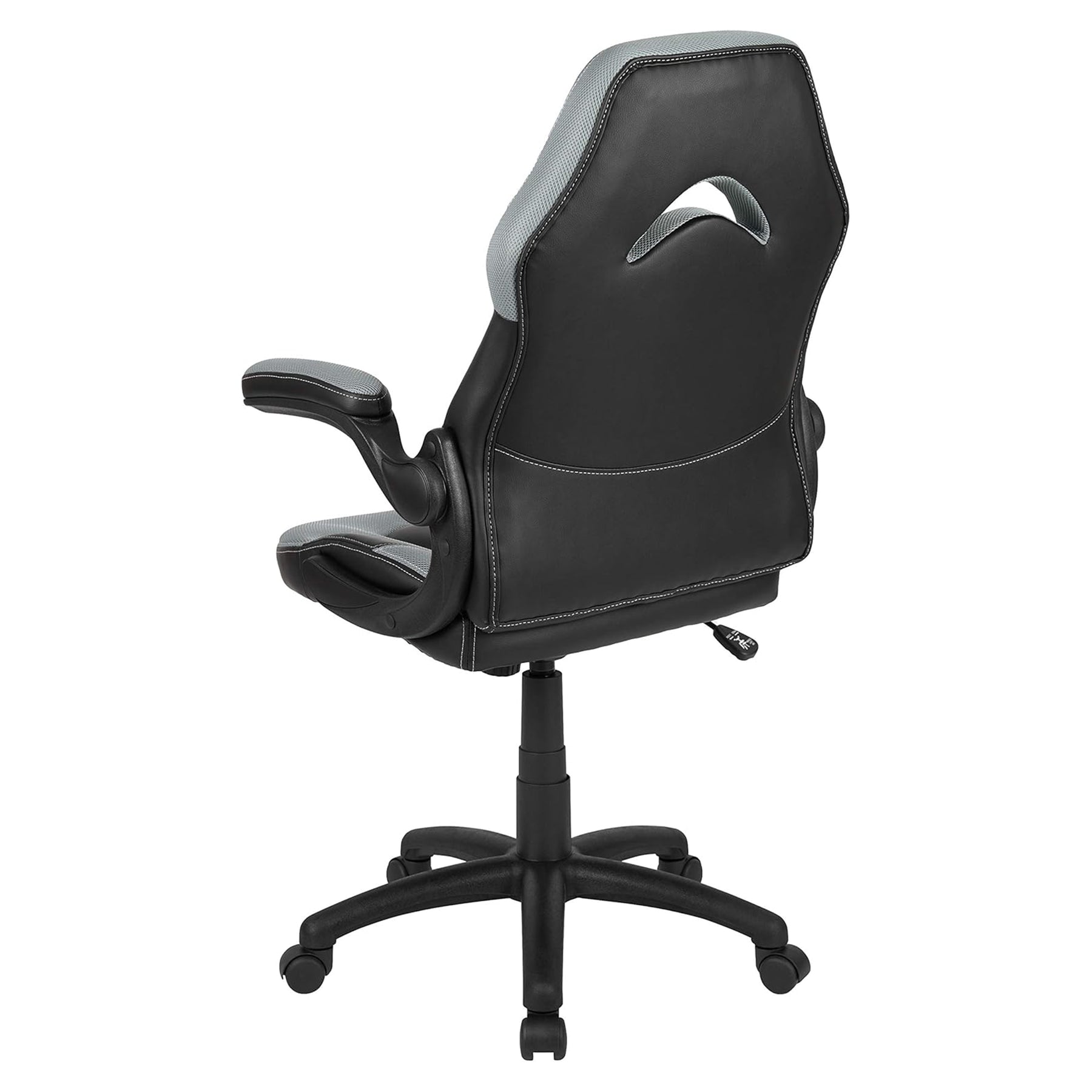 X10 Black & Grey Faux Leather Racer Style Gaming Office Chair
