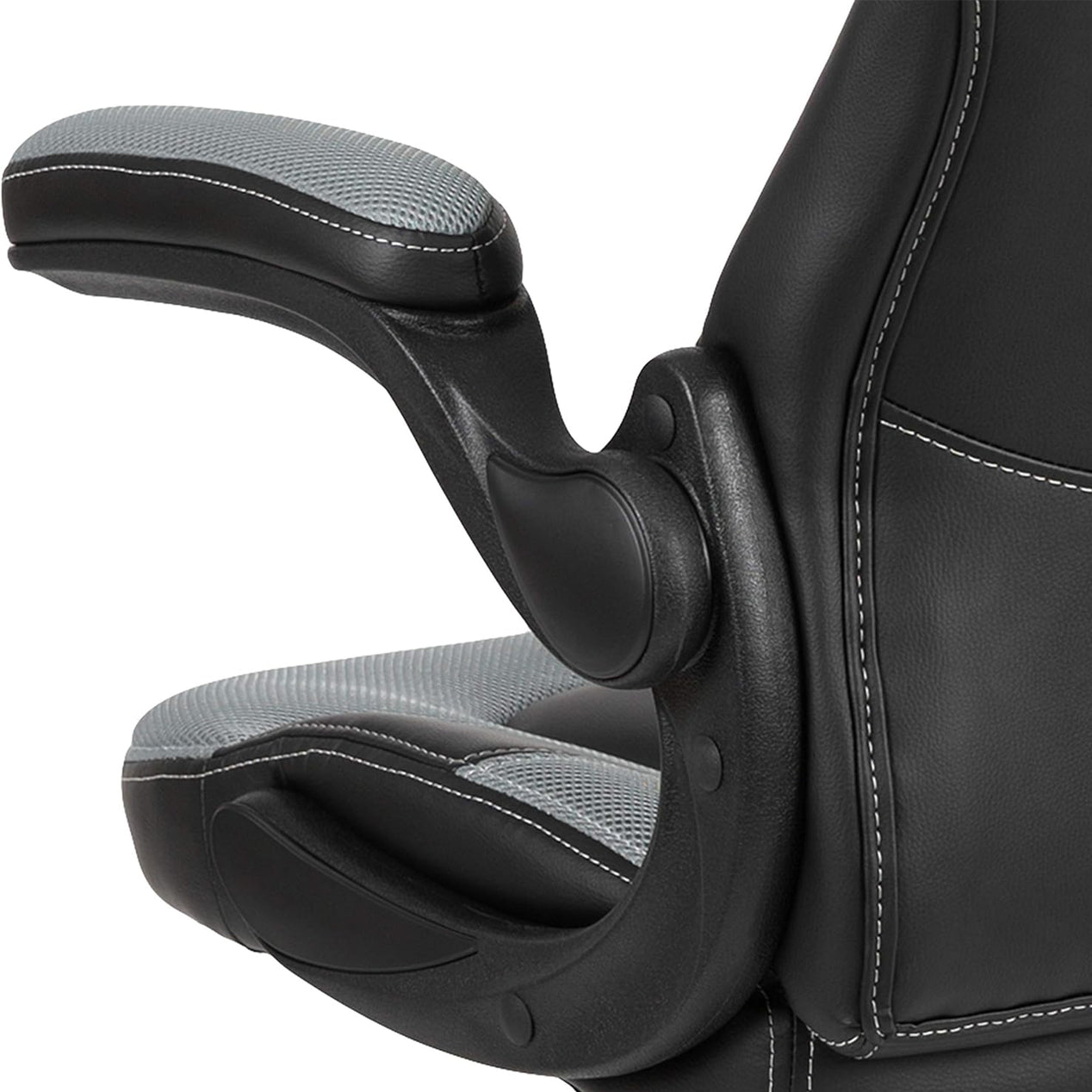 X10 Black & Grey Faux Leather Racer Style Gaming Office Chair