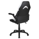 X10 Black & White Faux Leather Racer Style Gaming Office Chair