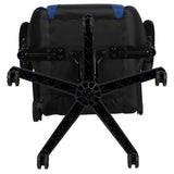 X20 Black & Blue Faux Leather Racer Style Gaming Office Chair