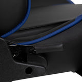X20 Black & Blue Faux Leather Racer Style Gaming Office Chair