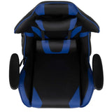 X20 Black & Blue Faux Leather Racer Style Gaming Office Chair