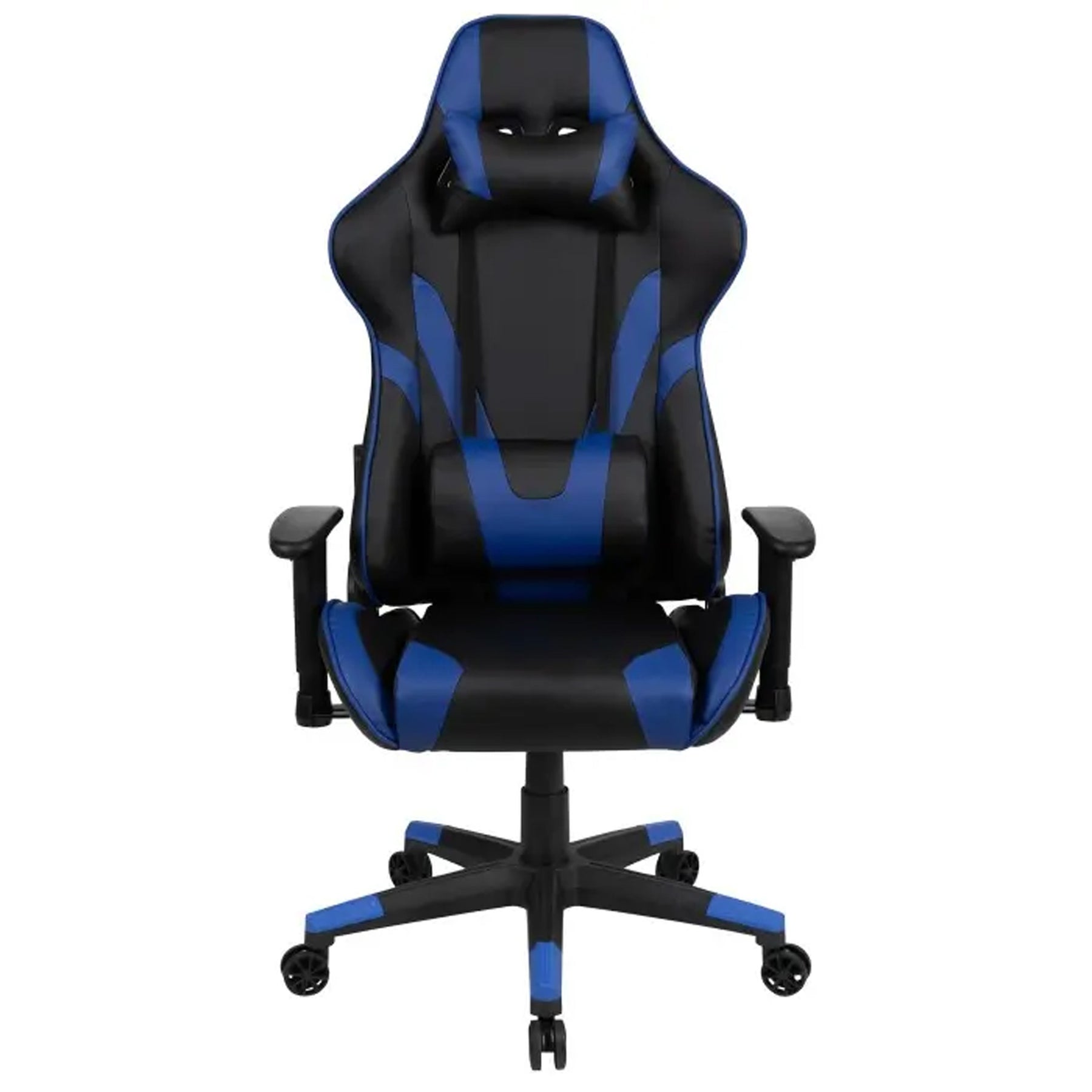X20 Black & Blue Faux Leather Racer Style Gaming Office Chair