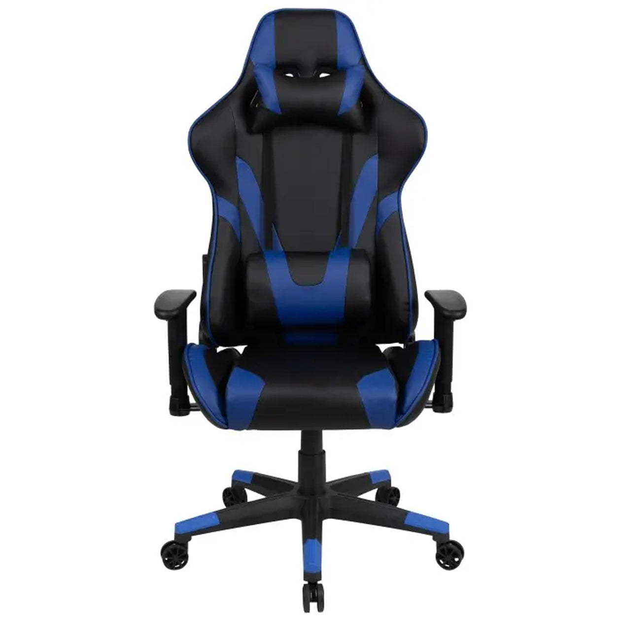 X20 Black & Blue Faux Leather Racer Style Gaming Office Chair