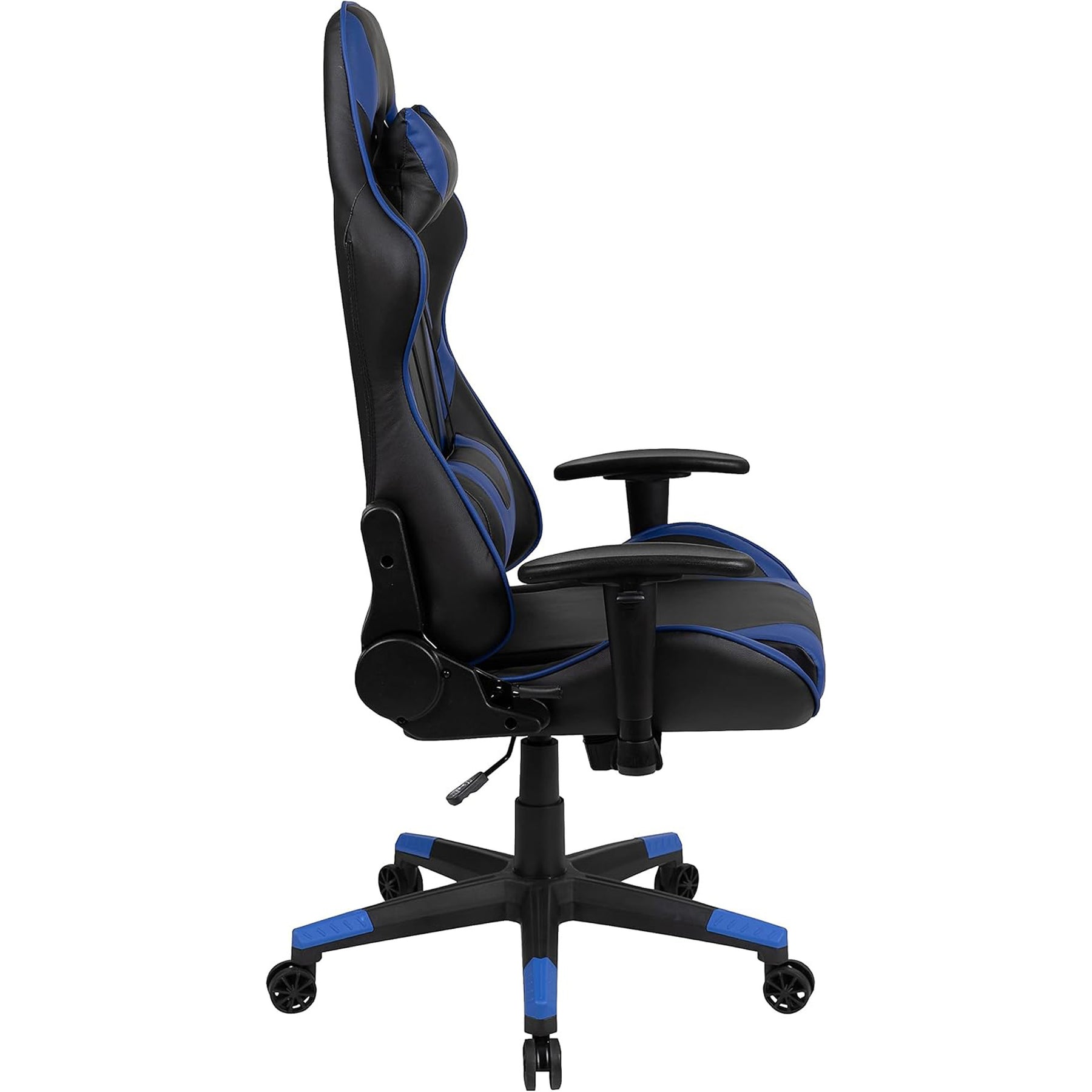 X20 Black & Blue Faux Leather Racer Style Gaming Office Chair