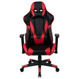 X20 Black & Red Faux Leather Racer Style Gaming Office Chair