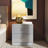 Chilton 3 Piece Bedroom Set – Grey Gloss