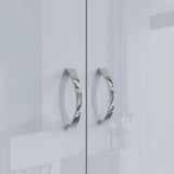 FWStyle Chilton 2 Door Wardrobe - Grey Gloss Front