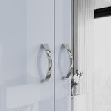 FWStyle Chilton 2 Door Wardrobe With Mirror - Grey Gloss Front