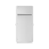 FWStyle Chilton 2 Door Wardrobe - White Gloss Front