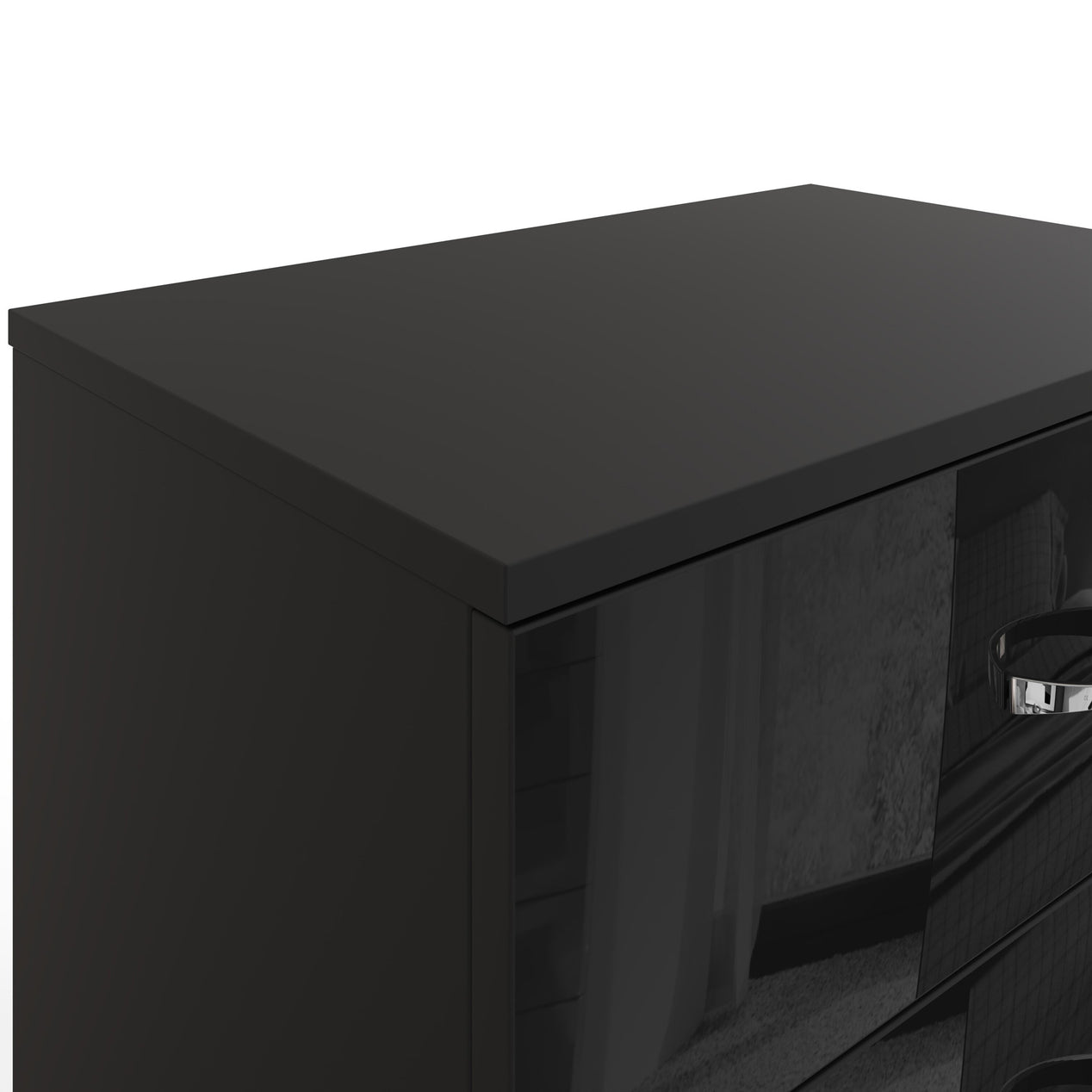 Chilton Black Gloss 3 Piece Bedroom Furniture Set