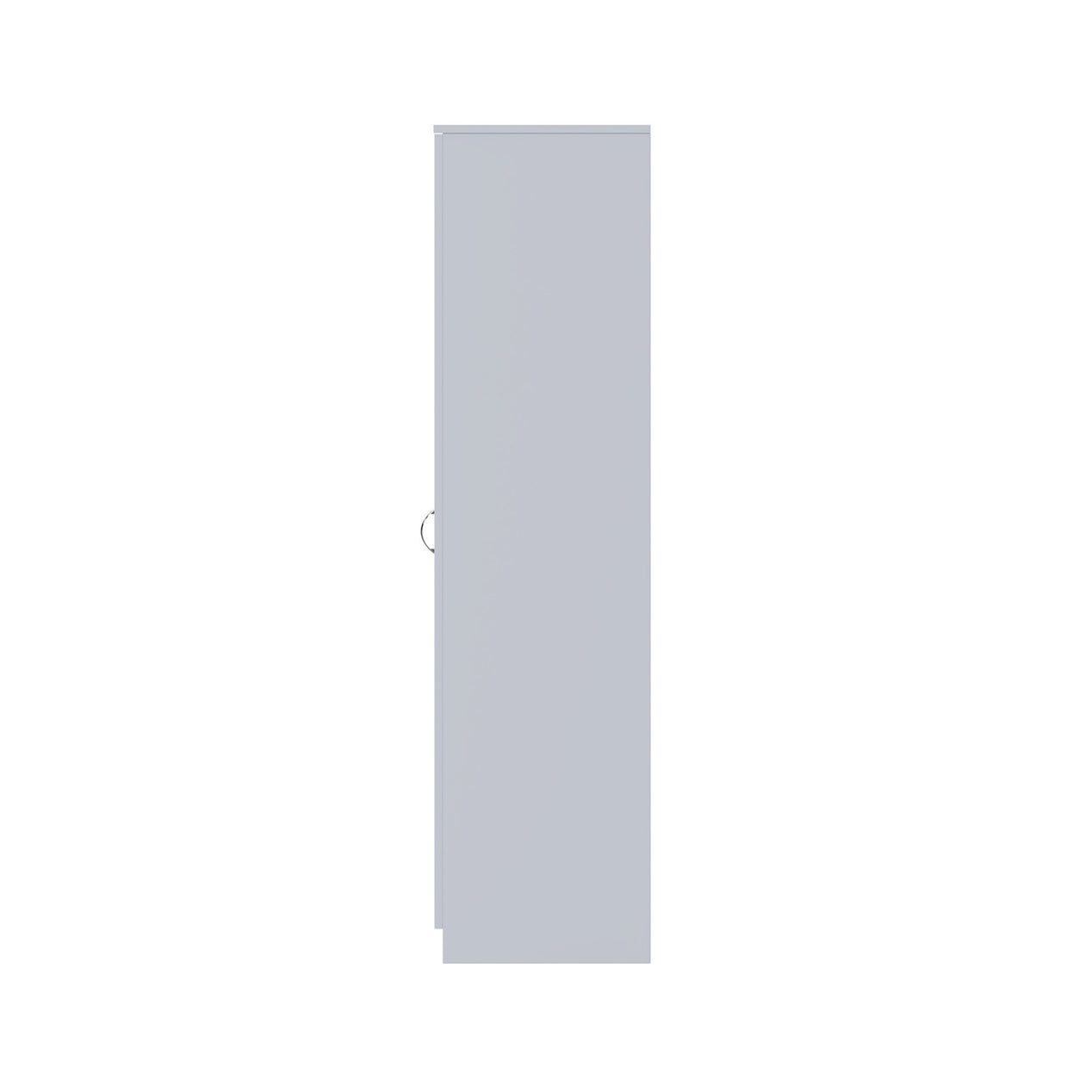 FWStyle Chilton 3 Door Wardrobe With Mirror - Grey Gloss Front