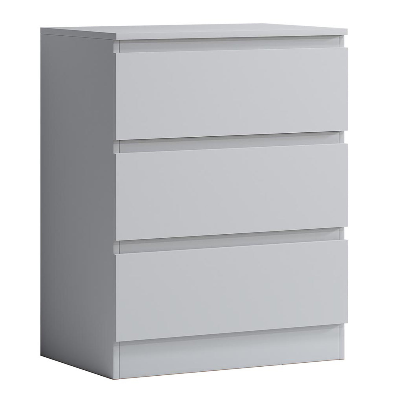 FWStyle Carlton 3 Drawer Chest Of Drawers - Matt White