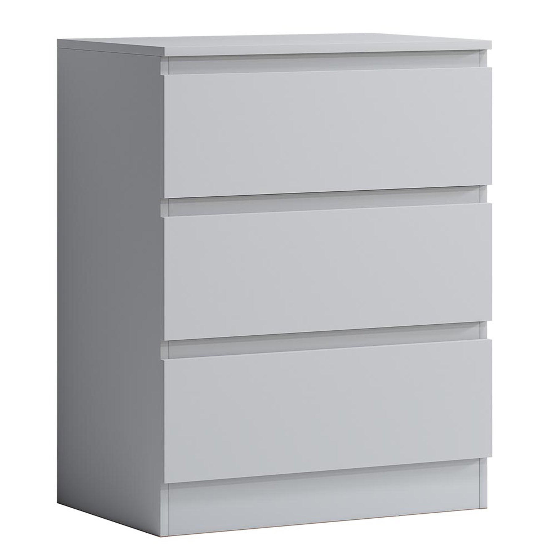FWStyle Carlton 3 Drawer Chest Of Drawers - Matt White