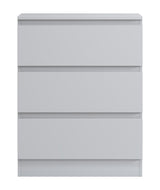 FWStyle Carlton 3 Drawer Chest Of Drawers - Matt White