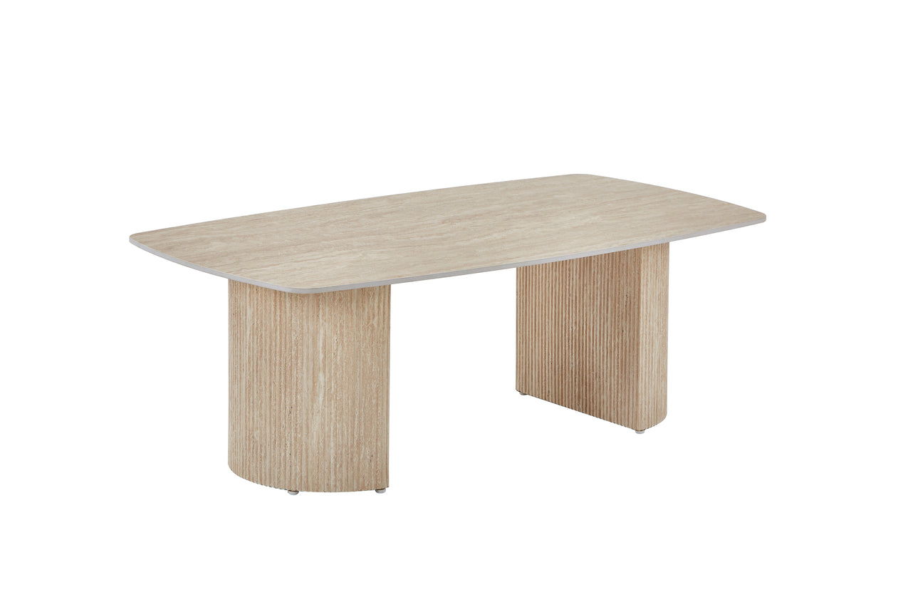 Olympia 160cm Dining Table Beige