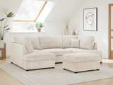 Carnaby Sofa Boucle Beige U Shape Corner