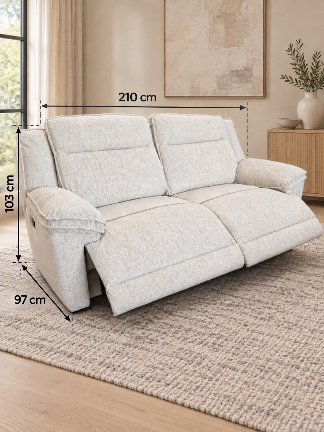 Washington 3 Seater Recliner