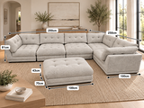 San Diego Corner Sofa & Footstool