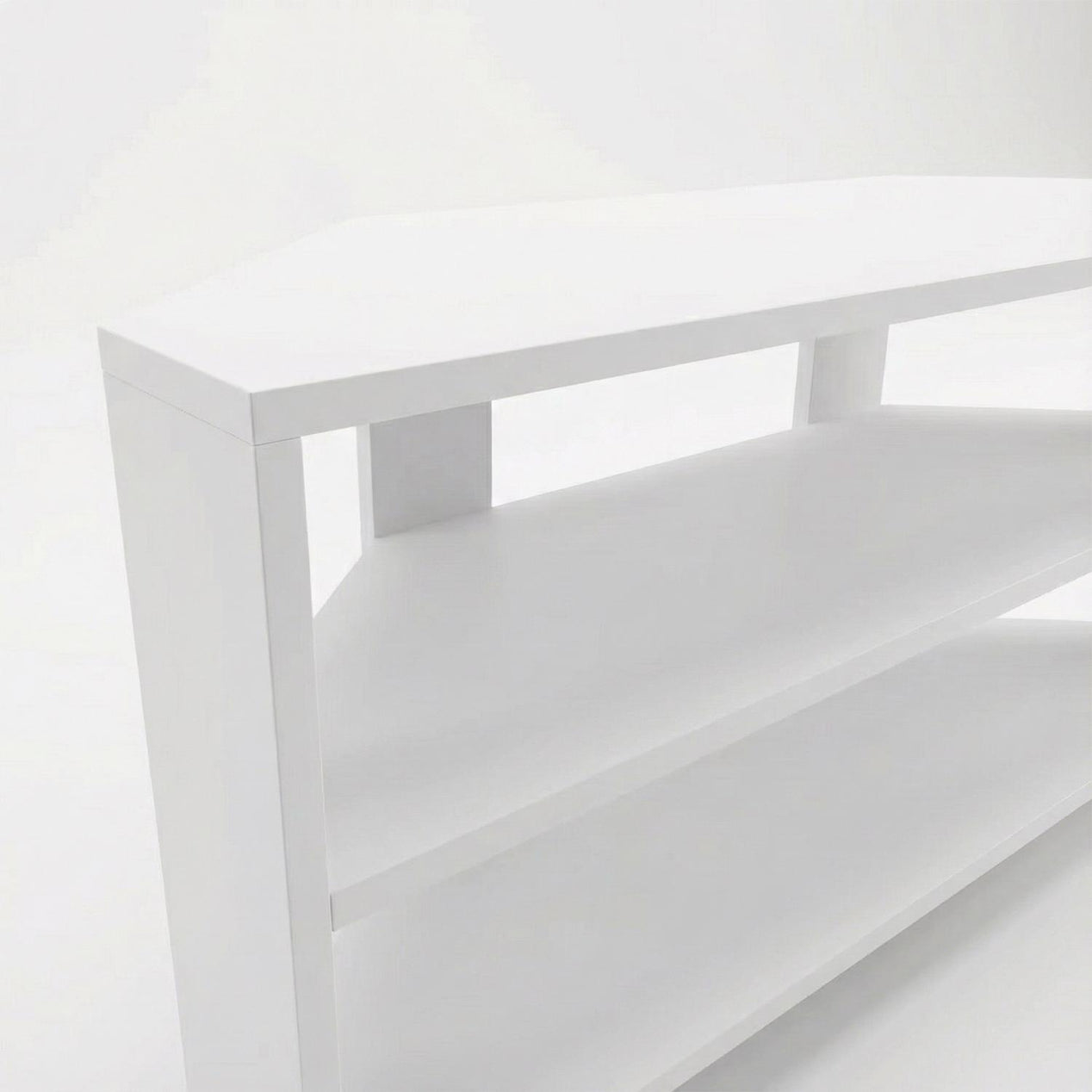 Corner TV Unit - Matt White