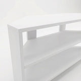 Corner TV Unit - Matt White