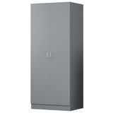 FWStyle Tunis 2 Door Wardrobe Matt Grey