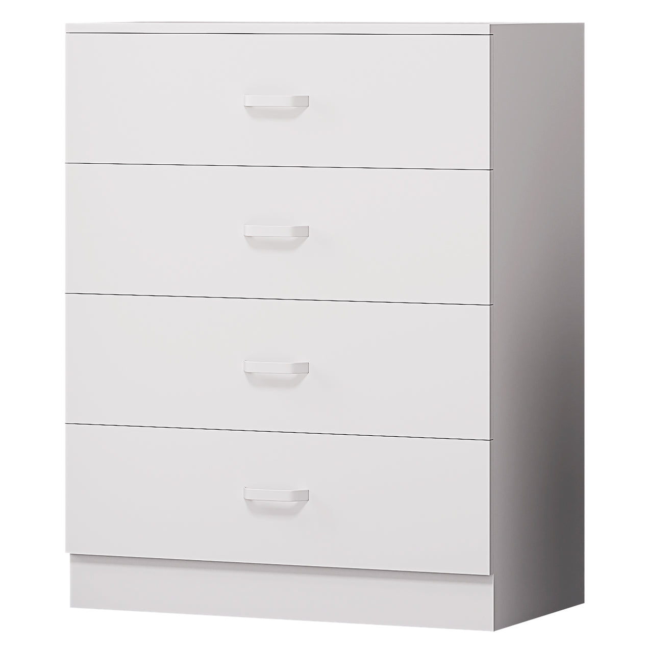 FWStyle Tunis 4 Drawer Chest Of Drawers Matt White