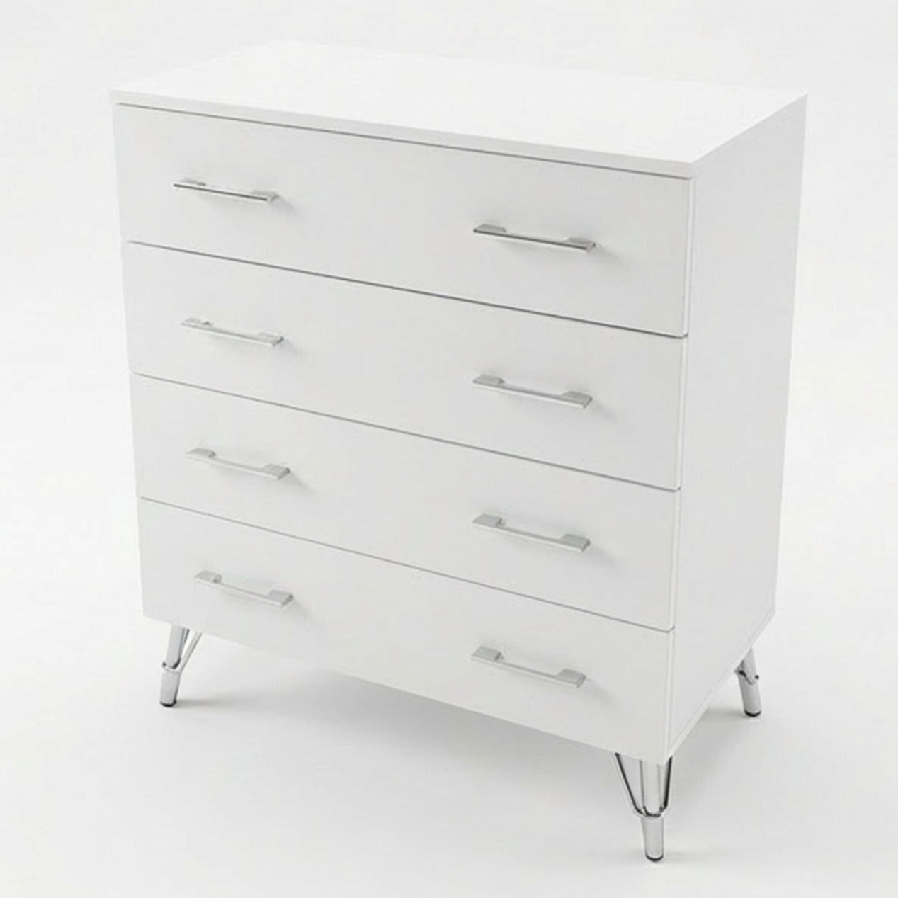 Maldon White 4 Drawer Chest Of Drawers