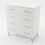 Maldon White 4 Drawer Chest Of Drawers