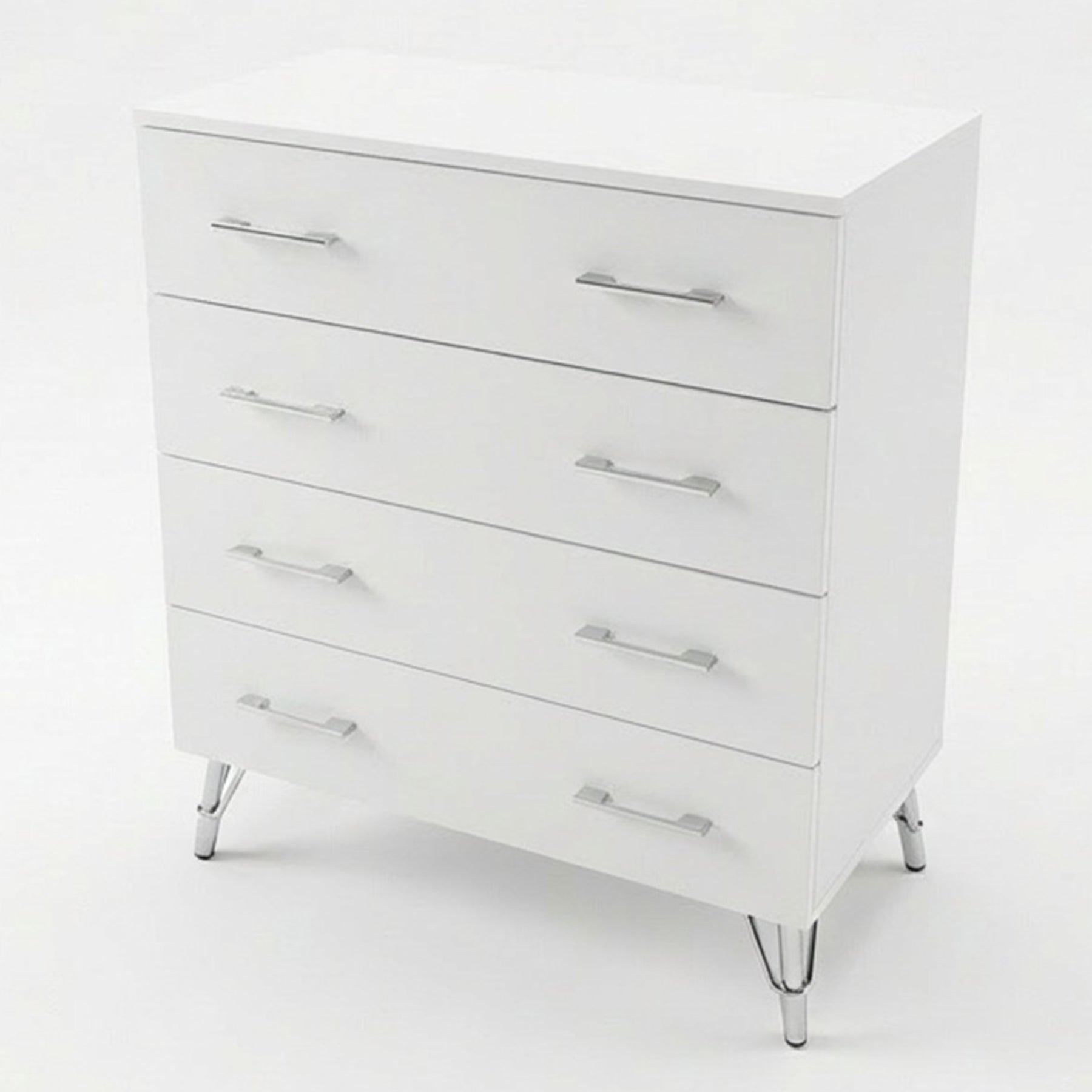 Maldon White 4 Drawer Chest Of Drawers