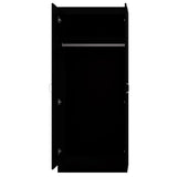 FWStyle Tunis 2 Door Wardrobe Matt Black