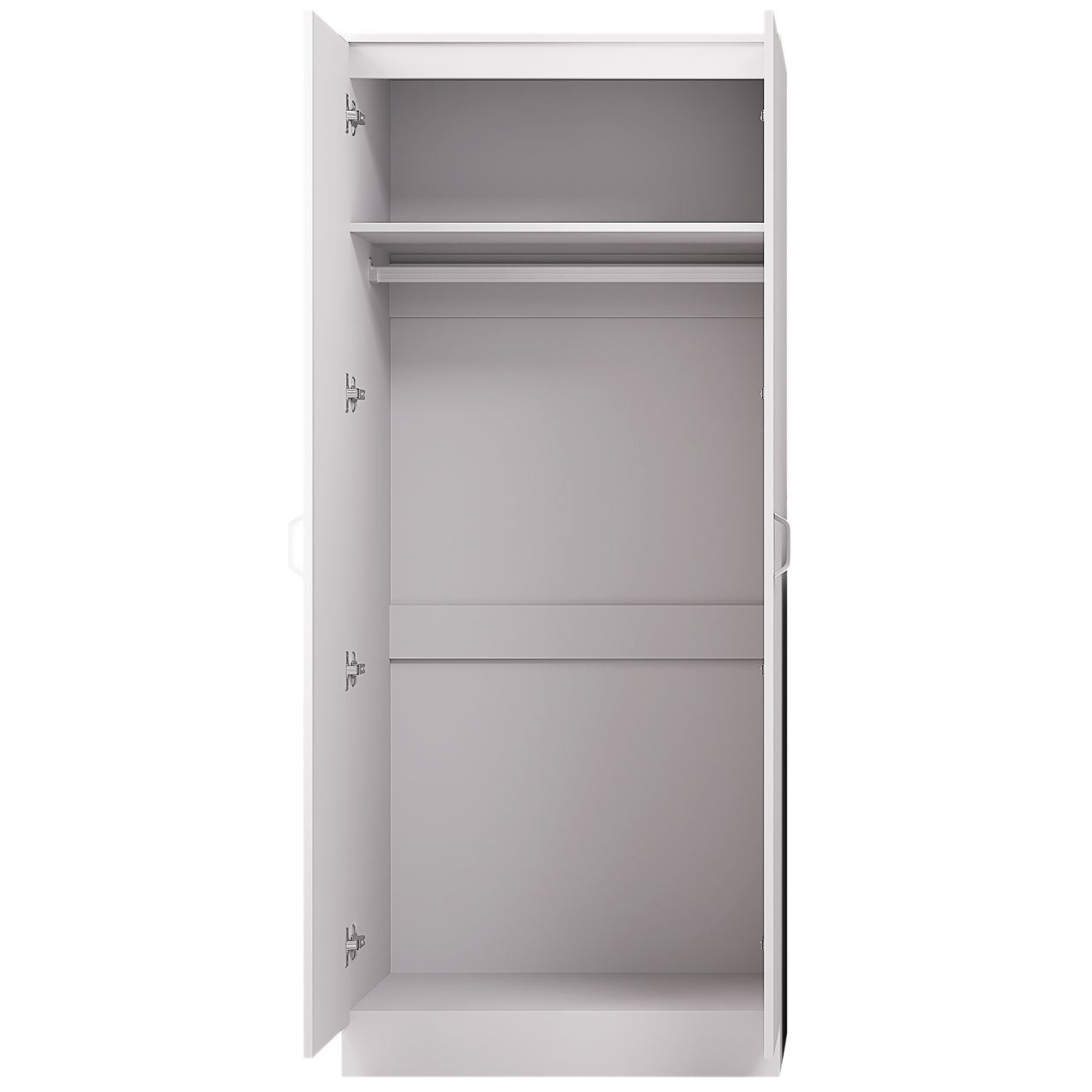 FWStyle Tunis 2 Door Wardrobe Matt White