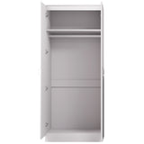 FWStyle Tunis 2 Door Wardrobe Matt White