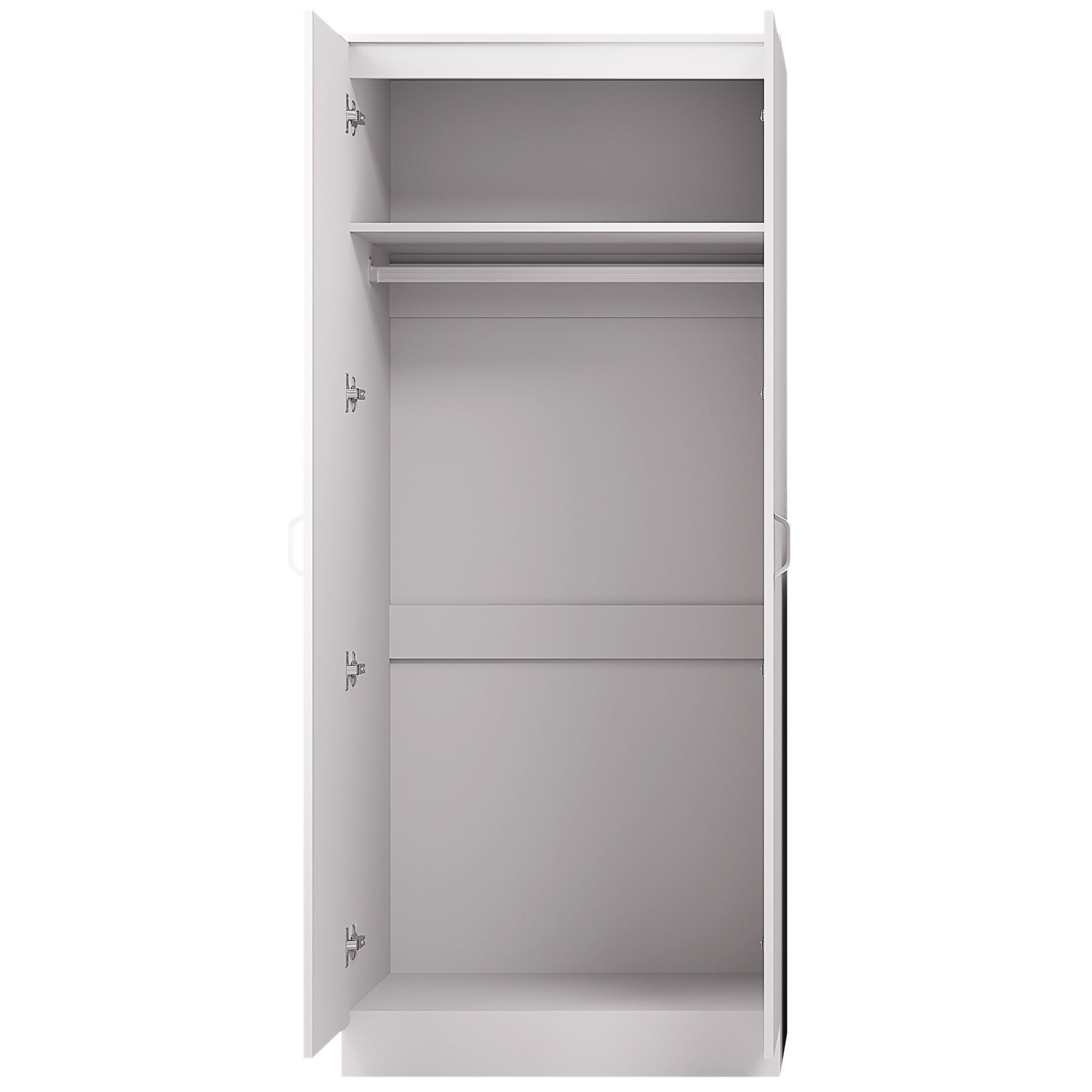 FWStyle Tunis 2 Door Wardrobe Matt White