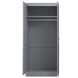 FWStyle Tunis 2 Door Wardrobe Matt Grey