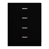 FWStyle Tunis 4 Drawer Chest Of Drawers Matt Black