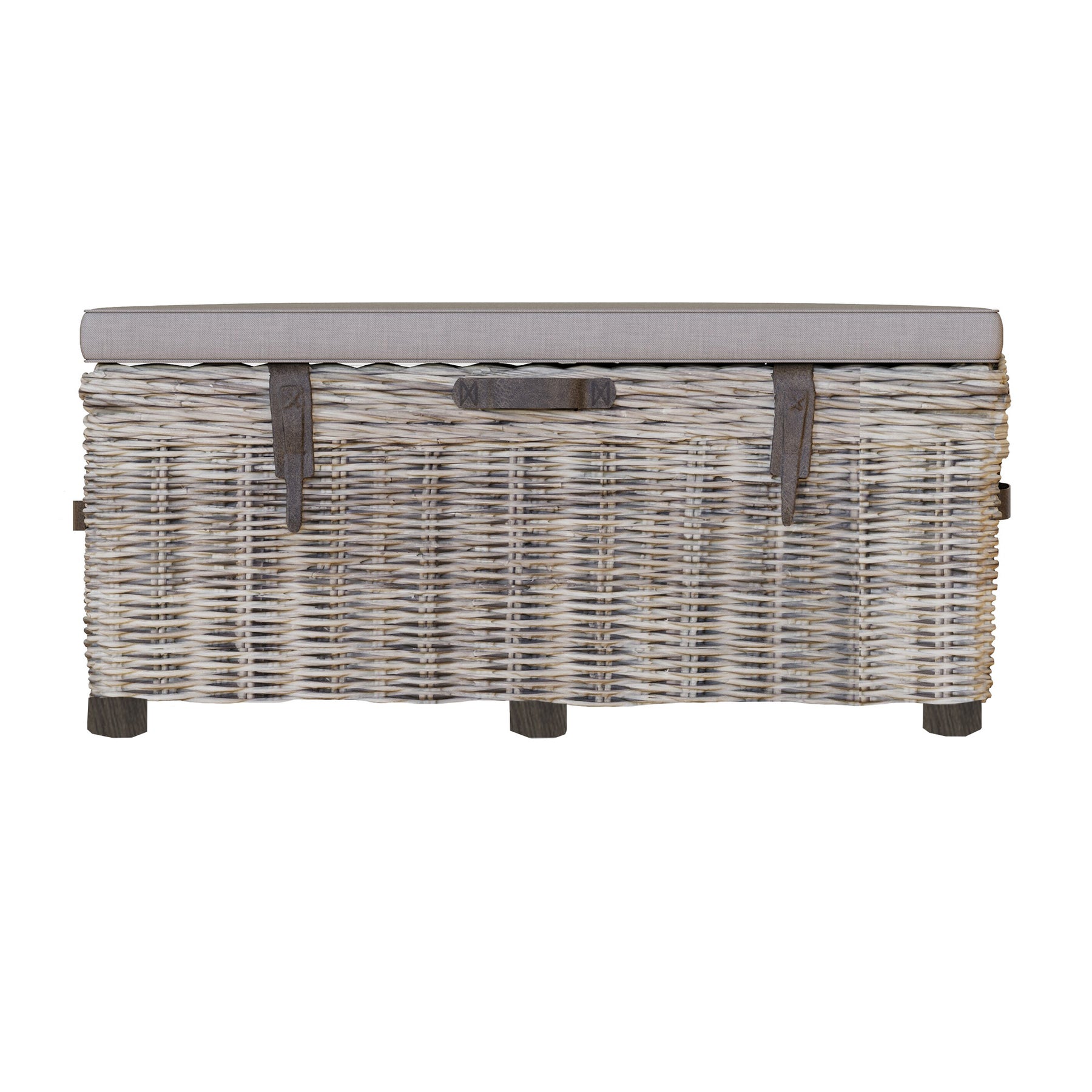 Maya Handmade Kubu Rattan Storage Bench