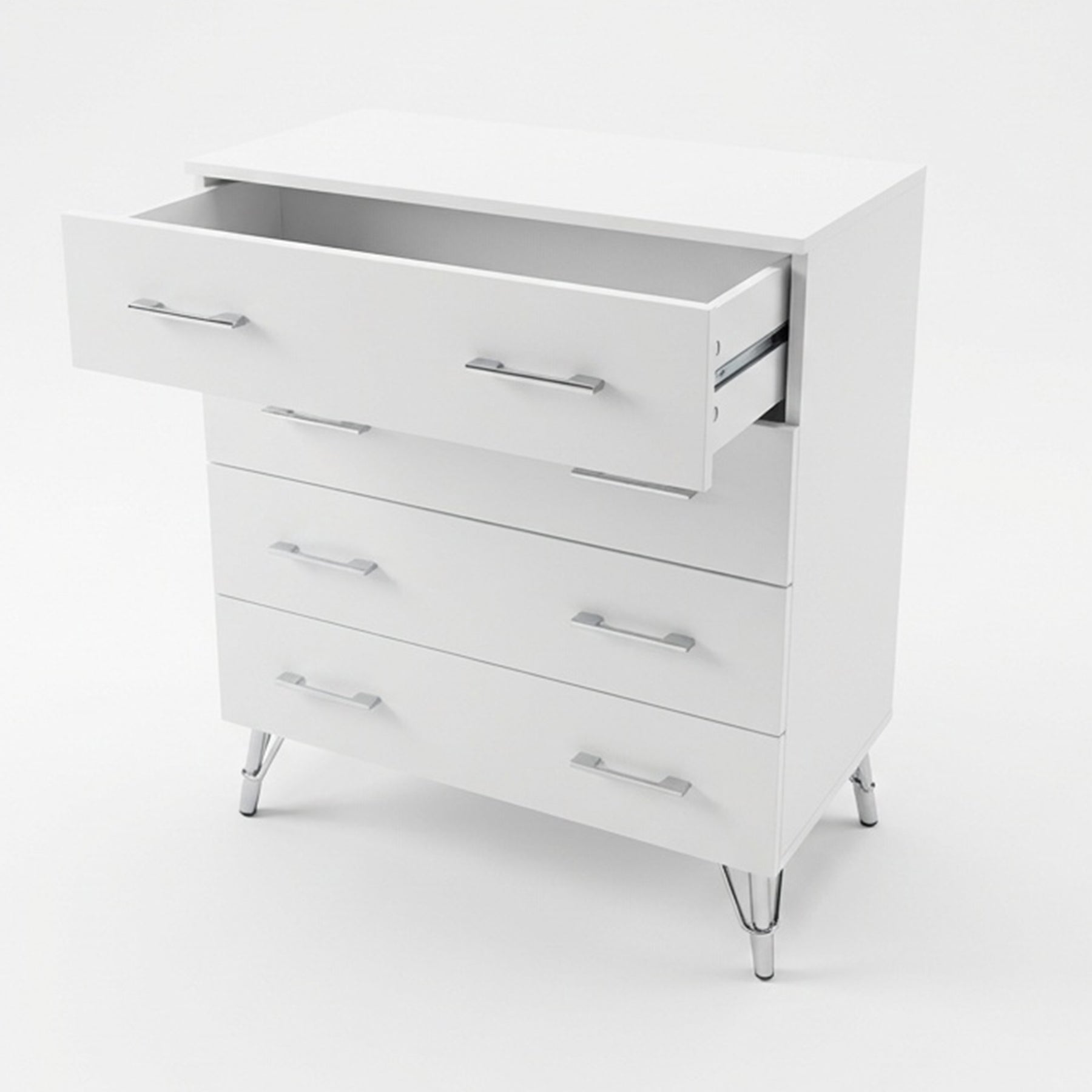 Maldon White 4 Drawer Chest Of Drawers