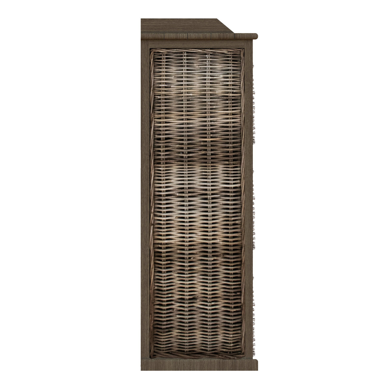 Maya Handmade Kubu Rattan 3 Basket Storage Unit