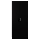 FWStyle Tunis 2 Door Wardrobe Matt Black