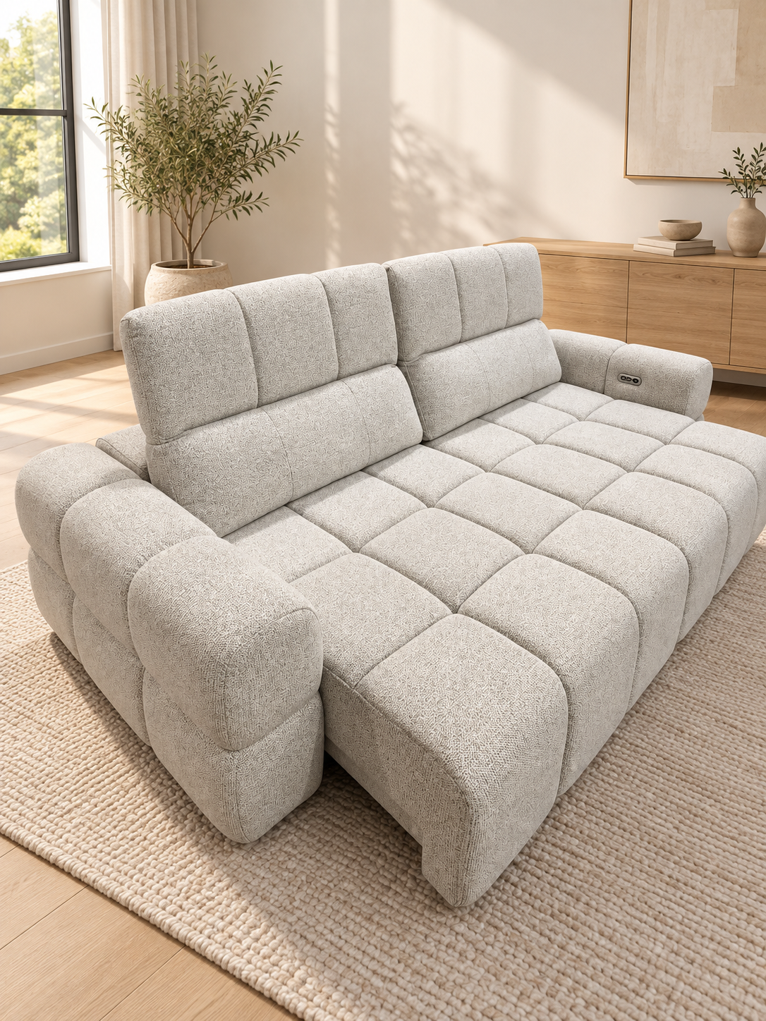 Milo Power Slide Out Sofa