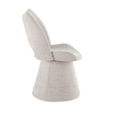 Maryland 360 Swivel Dining Chair Beige