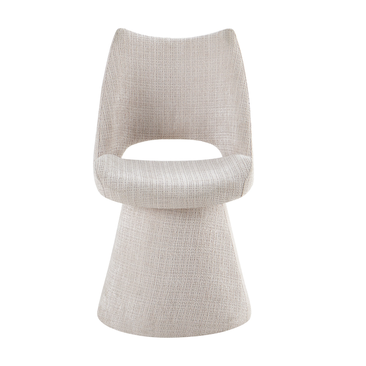 Maryland 360 Swivel Dining Chair Beige