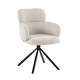 Tuscany 360 Swivel Dining Chair Beige