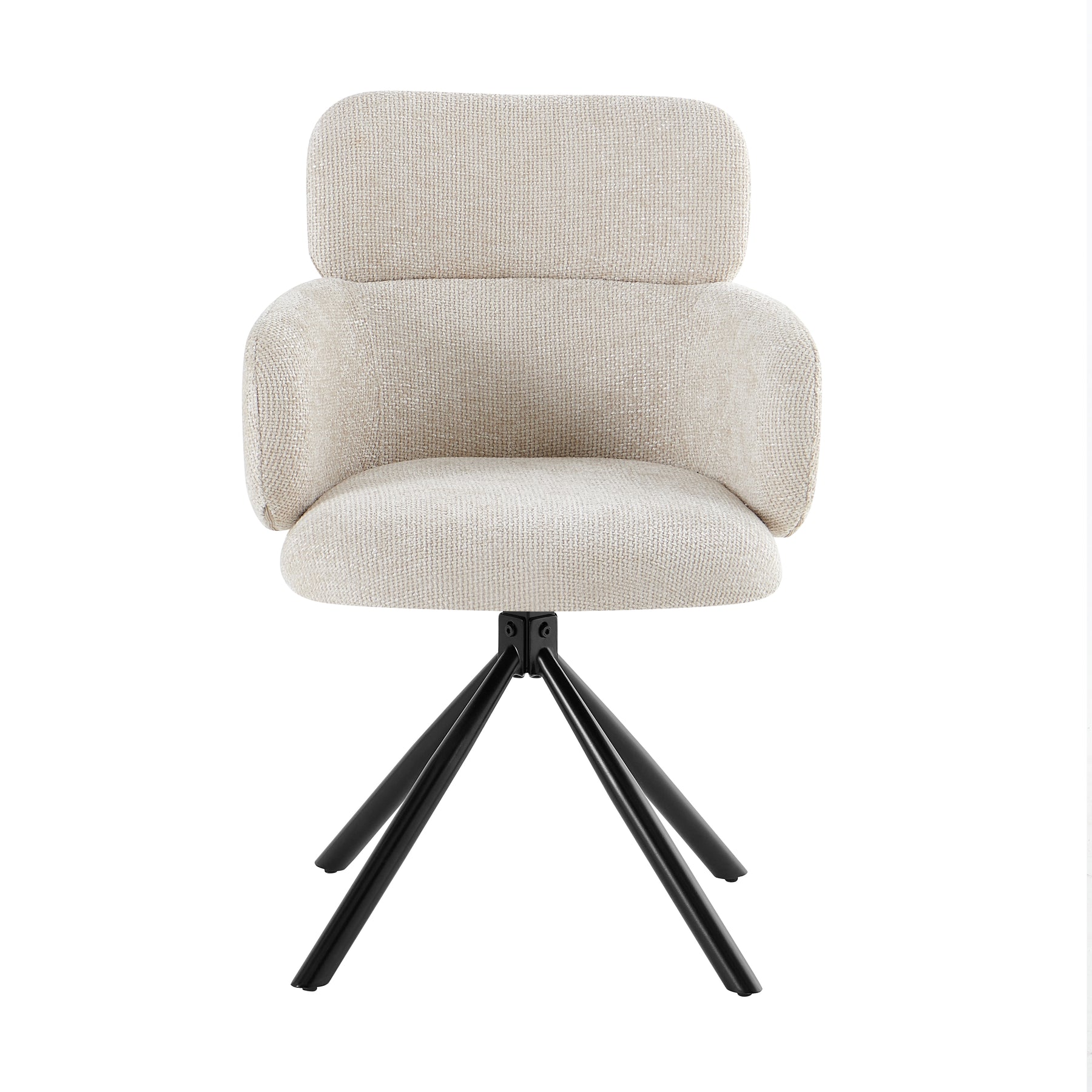 Tuscany 360 Swivel Dining Chair Beige