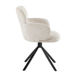 Tuscany 360 Swivel Dining Chair Beige