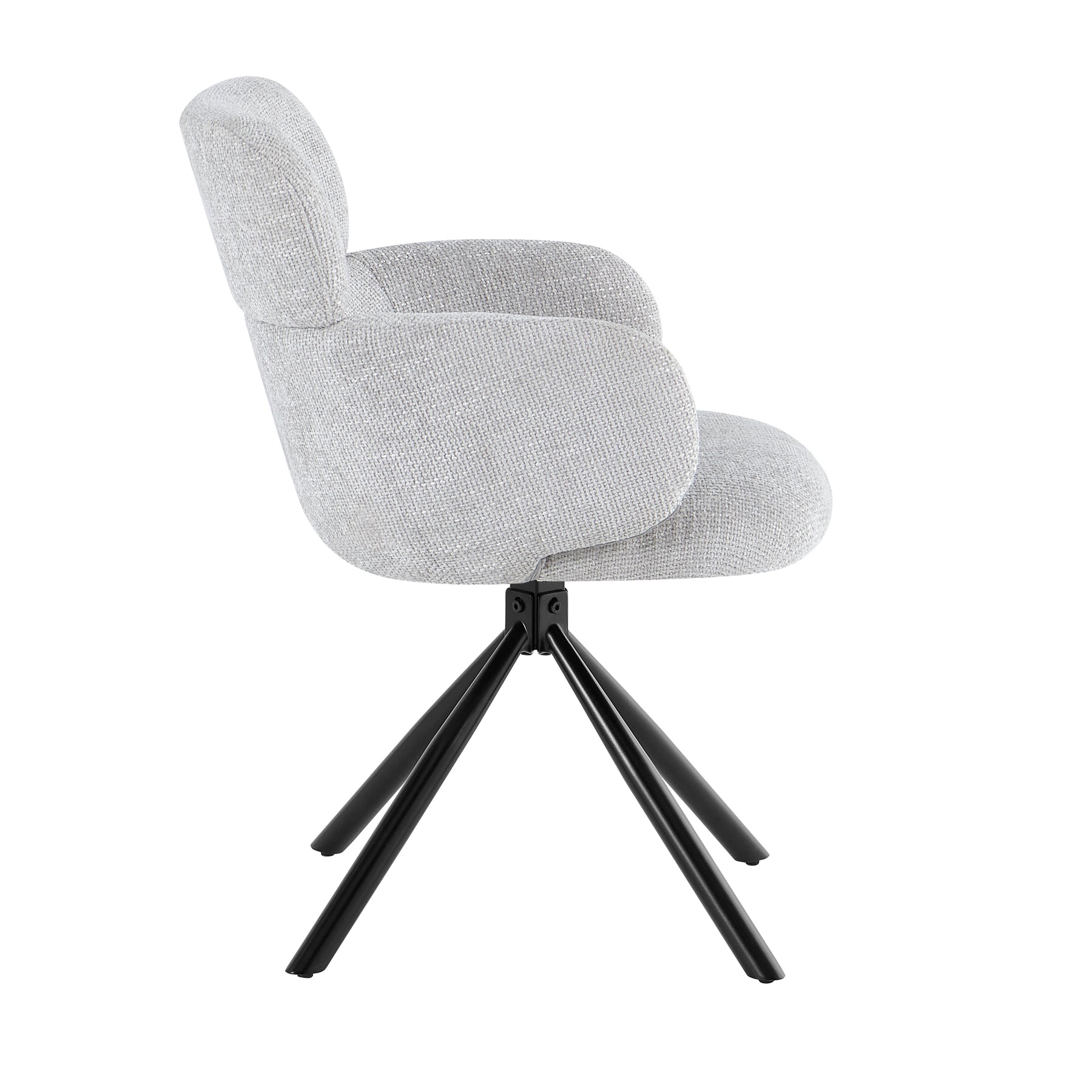 Tuscany 360 Swivel Dining Chair Grey