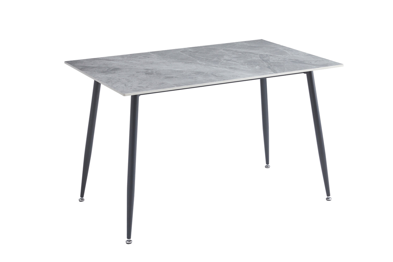 Oxford Dining Set With 4 Chairs Grey