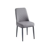 Oxford Dining Set With 4 Chairs Grey